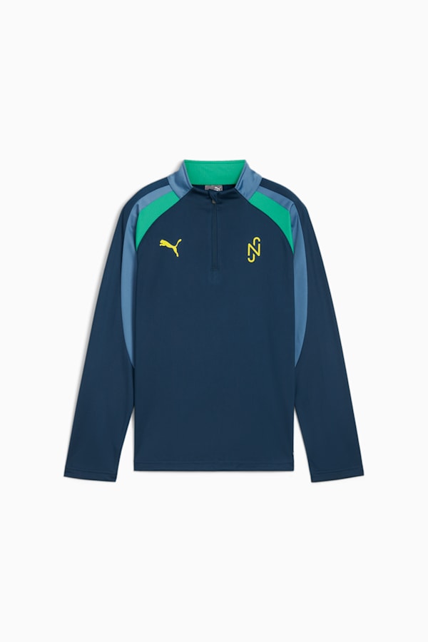 Neymar JR "BNA" Quarter-Zip 2.0 Youth, Marine Blue-Pelé Yellow, extralarge-GBR